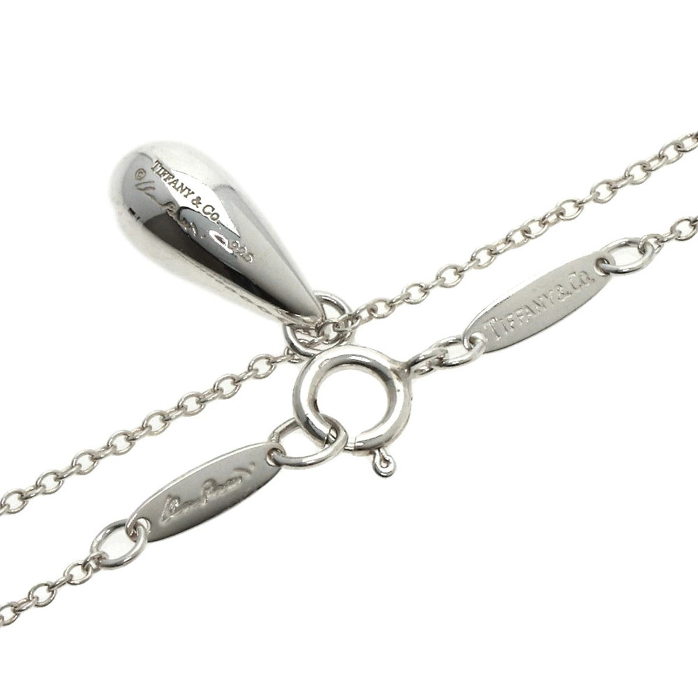 Tiffany Co Elsa Peretti Teardrop Necklace Sterling Silver